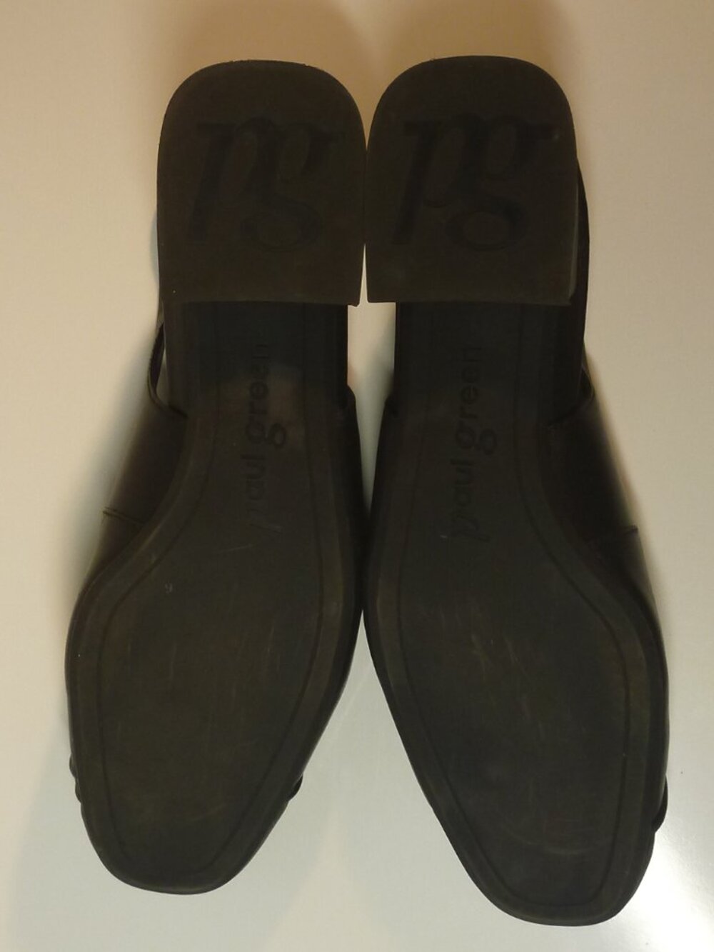 Paul Green Adele Pleated Black Slingback Flats Size 8.5 - Picture 9 of 10